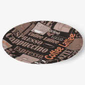 Koffie Papieren Bordje (Gekanteld)