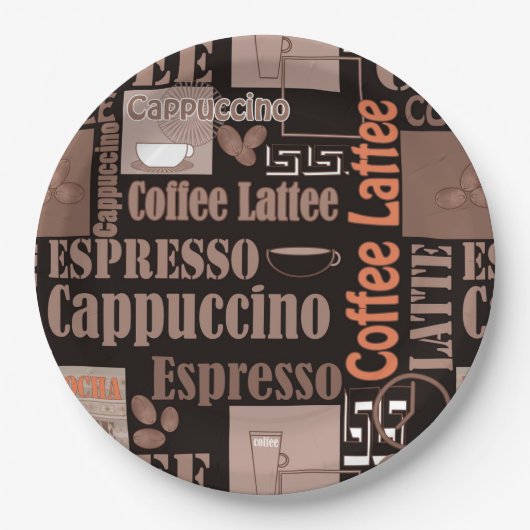 Koffie Papieren Bordje (Voorkant)