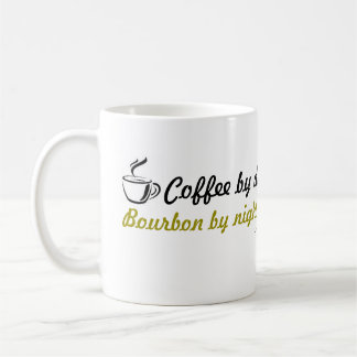 Koffie per dag. Bourbon 's nachts. KoffieMok
