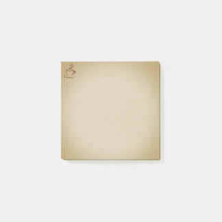 Koffie plaknotities afdrukbaar | Cozy Minimaal Mem Post-it® Notes