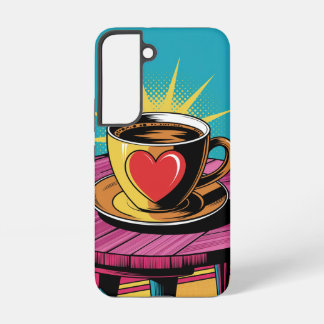 Koffie Pop kunst Samsung Galaxy Hoesje