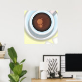 Koffie Poster (Thuiskantoor)