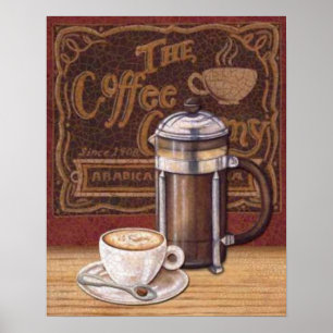 koffie poster