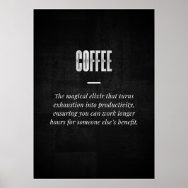 Koffie Poster