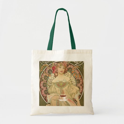 koffie-Poster Canvas tas (Voorkant)