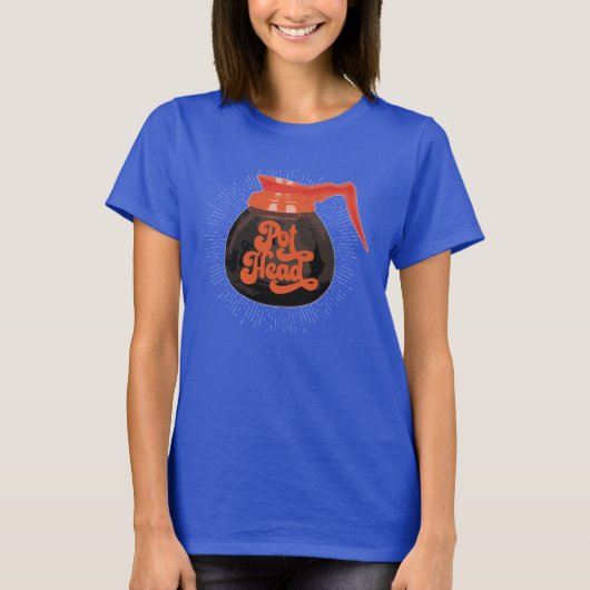 (Koffie) Pot Hoofd T-Shirt (Voorkant)