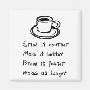 koffie-Punk magneet