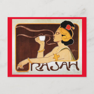Koffie, reclame briefkaart