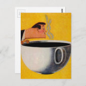  koffie-reclame briefkaart (Voorkant / Achterkant)