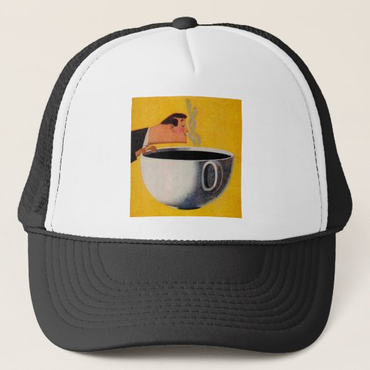  koffie-reclame trucker pet (Voorkant)