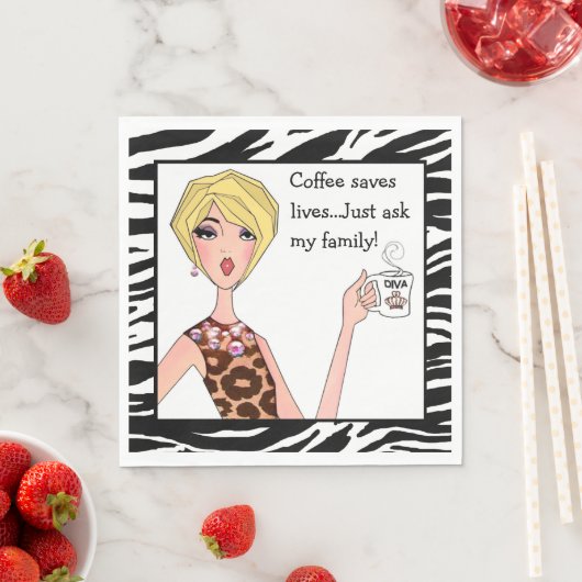 "Koffie redt levens...vraag het gewoon aan mijn fa Servet (Insitu)