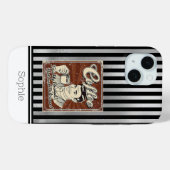 Koffie Retro Samsung Case-Mate iPhone Case (Achterkant (horizontaal))