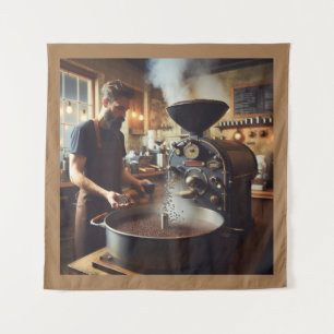 Koffie Roaster Wandkleed