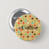 Koffie Ronde Button 5,7 Cm (Voorkant /achterkant)