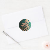 Koffie Ronde Sticker (Envelop)