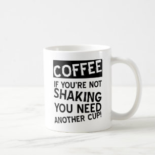 Koffie Schudden Grappige Mok
