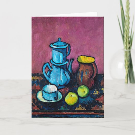 Koffie servies en appels | Alexander Kanoldt Kaart (Voorkant)