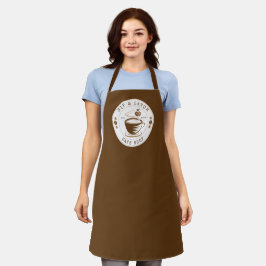 Koffie Shop Café of Bar Aangepaste Barista Schorte Schort