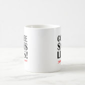 Koffie Slaat Levens Reddende Grappige Mok (Center)
