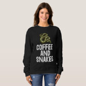 Koffie Slangen Python Glijdende T-shirts Slang (Voorkant volledig)