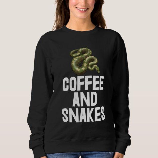 Koffie Slangen Python Glijdende T-shirts Slang (Voorkant)