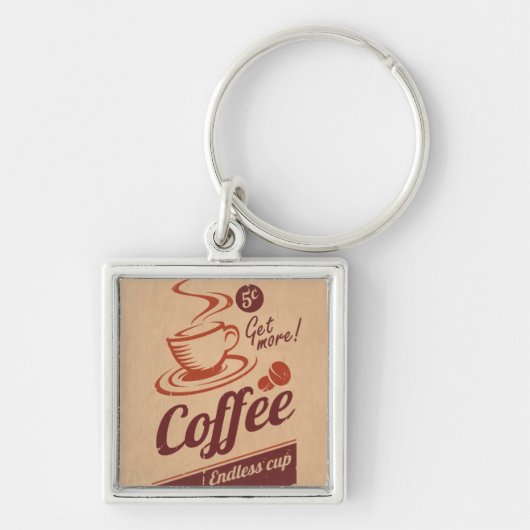 Koffie Sleutelhanger (Voorkant)