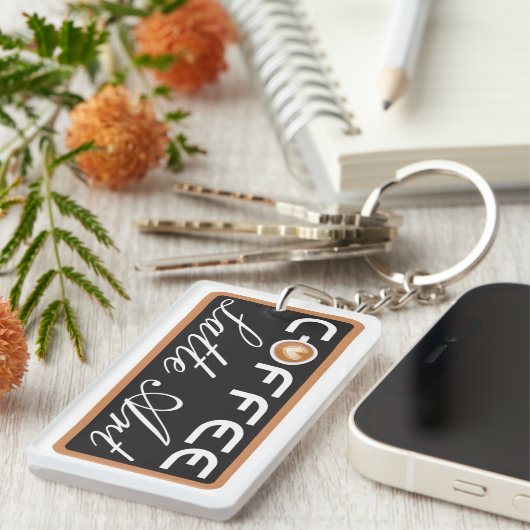 Koffie Sleutelhanger (Voorkant Rechts)