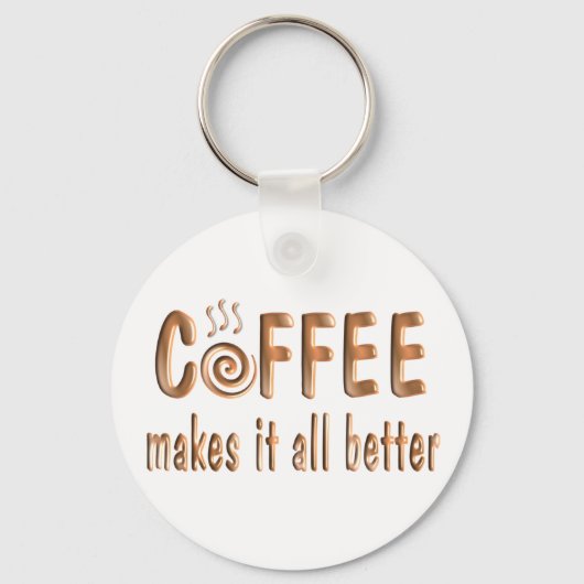 Koffie Sleutelhanger (Voorkant)