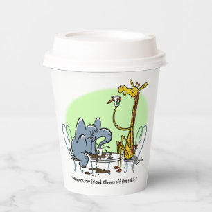Koffie Slob door Jeff Willis Art Papieren Bekers