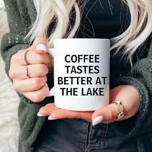 Koffie smaakt beter bij de Lake Lover Mok