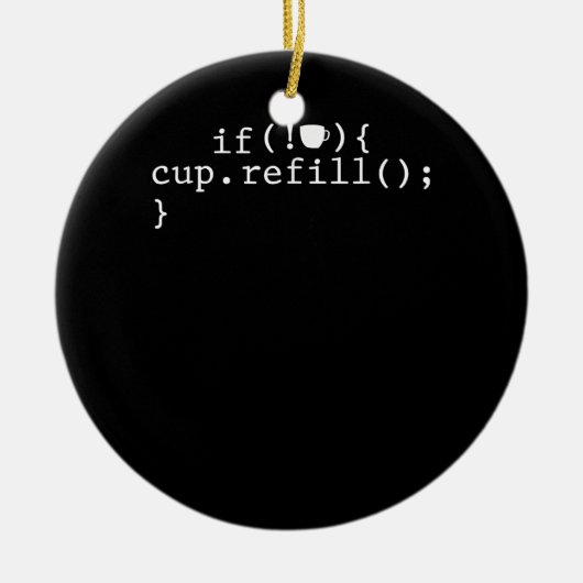 Koffie Smart Coding Software Engineer Keramisch Ornament (Voorkant)