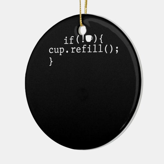 Koffie Smart Coding Software Engineer Keramisch Ornament (Links)