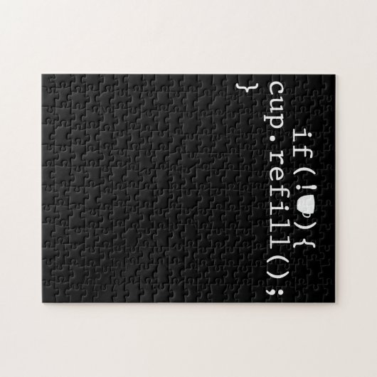 Koffie Smart Coding Software Engineer Legpuzzel (Horizontaal)