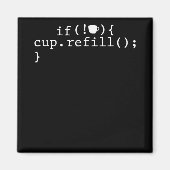 Koffie Smart Coding Software Engineer Magneet (Voorkant)