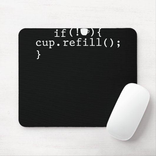 Koffie Smart Coding Software Engineer Muismat (Met muis)