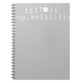Koffie Smart Coding Software Engineer Notitieboek (Voorkant)