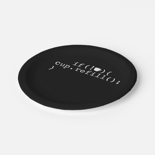 Koffie Smart Coding Software Engineer Papieren Bordje (Gekanteld)