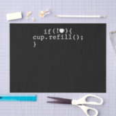 Koffie Smart Coding Software Engineer Tissuepapier (Craft)