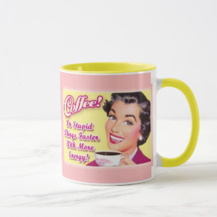 KOFFIE! Sneller stoute dingen doen met meer energ Mok