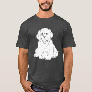 Koffie St Bernard Honden vrienden T-shirt