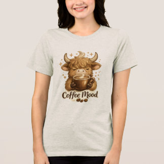 Koffie Stem Koe Thee Tri-Blend Shirt