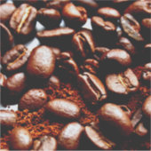 Koffie Sticker (Voorkant)