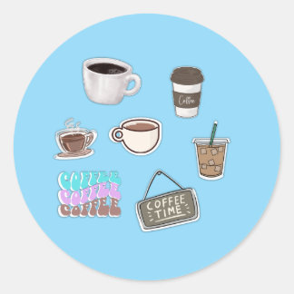 Koffie stickers