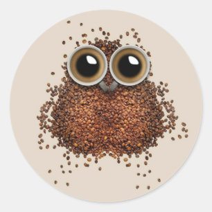 Koffie stickers