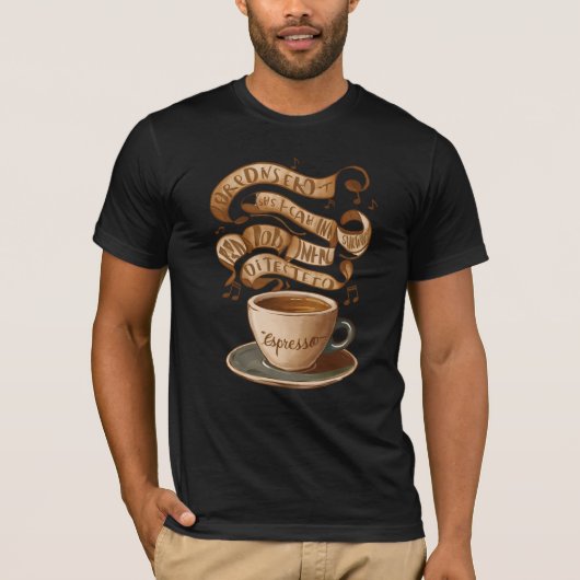 Koffie T-shirt (Voorkant)