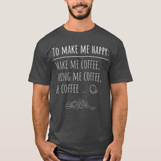 Koffie T-shirts (Voorkant)