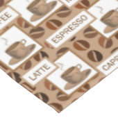 Koffie Tafelkleed (Gekanteld)