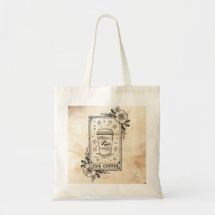 Koffie Tarot Kaart Tote Bag