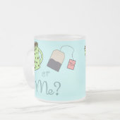 Koffie, Tea of ME? Matglas Koffiemok (Voorkant links)