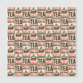 KOFFIE TEA PATROON, Magnetische Kaart